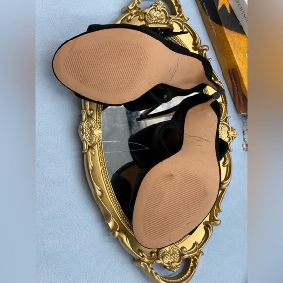 🆕 KURT GEIGER LONDON 🧿 NWOT Mayfair High Mule Buckle Dress Sandal - Sz 37 US 7 - Picture 12 of 16